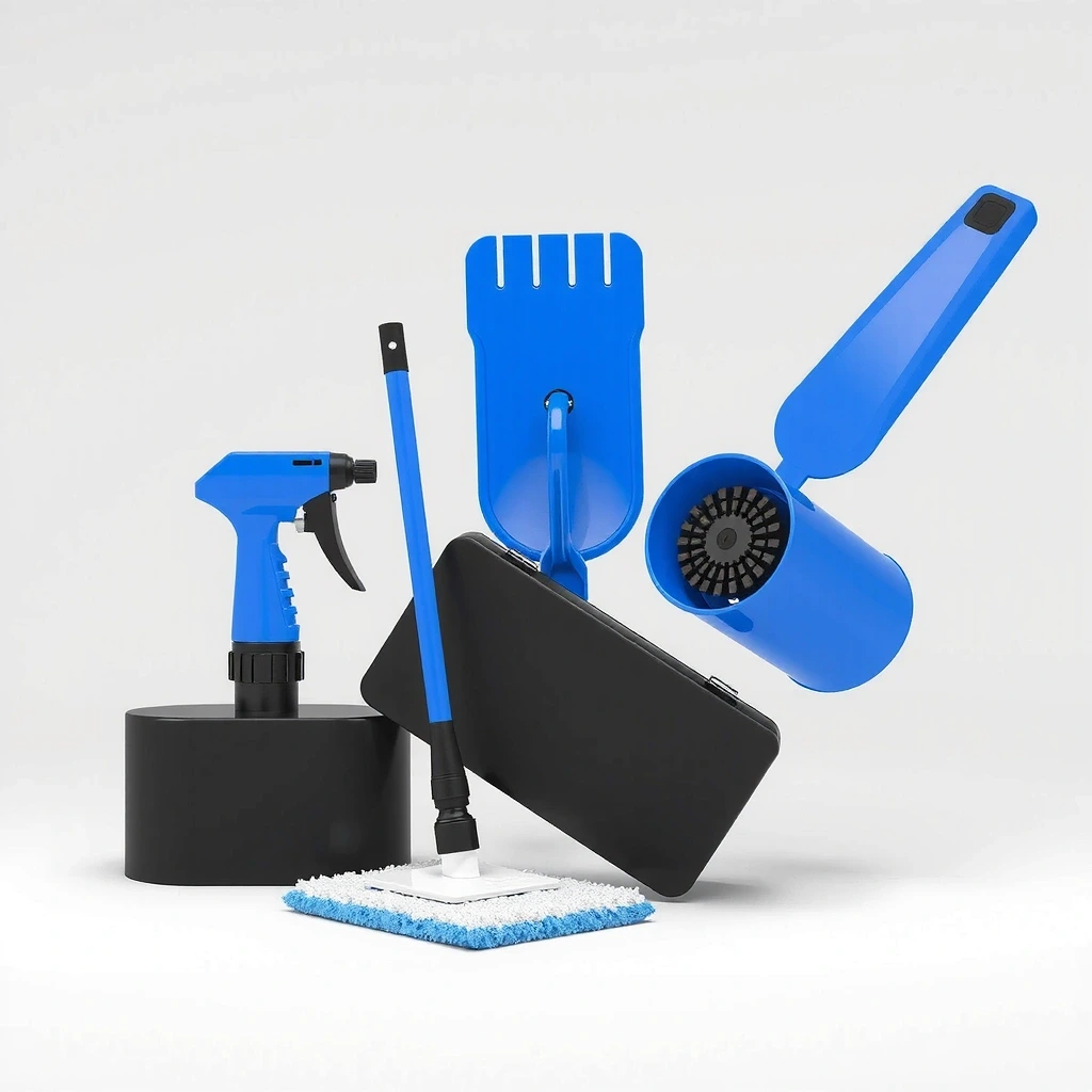 Abstract cleaning motif